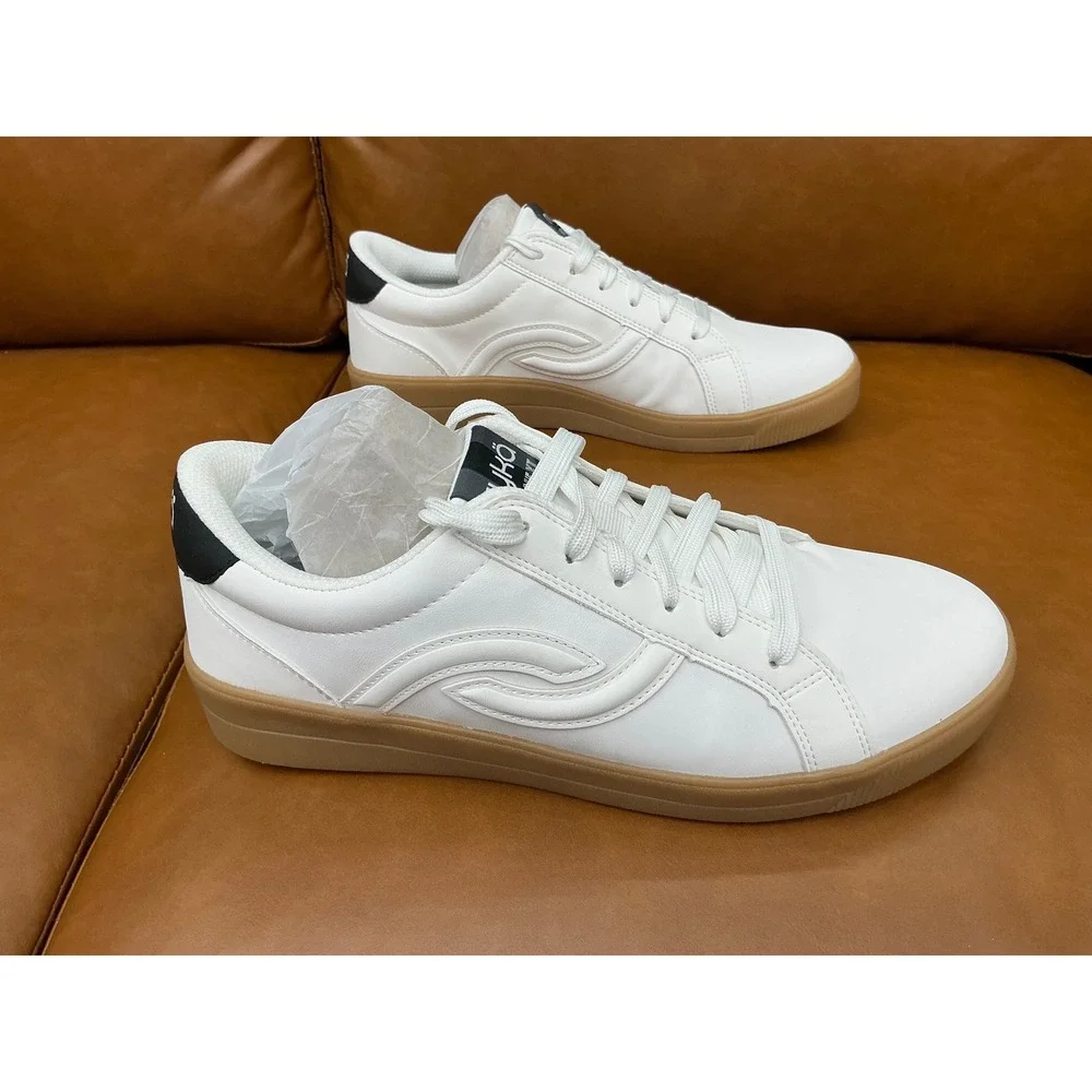 Ryka Viv Next Sneaker Womens 9W White New Gum Sole Low Top Lace Up Z1272